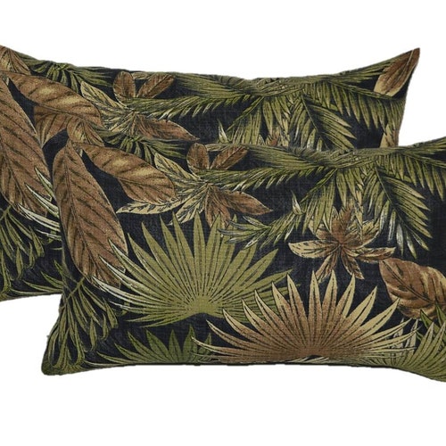 Set of 2 18 Tropical Throw Pillows Tommy Bahama Outdoor Etsy