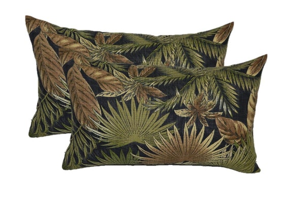 Set Of 2 Indoor Outdoor Tommy Bahama Bahamian Breeze Coal Singapore - Resort Spa Home Decor Cushions Singapore Set Of 2 Indoor Outdoor Tommy Bahama Bahamian Breeze Coal Singapore - Resort Spa Home Decor Cushions Singapore