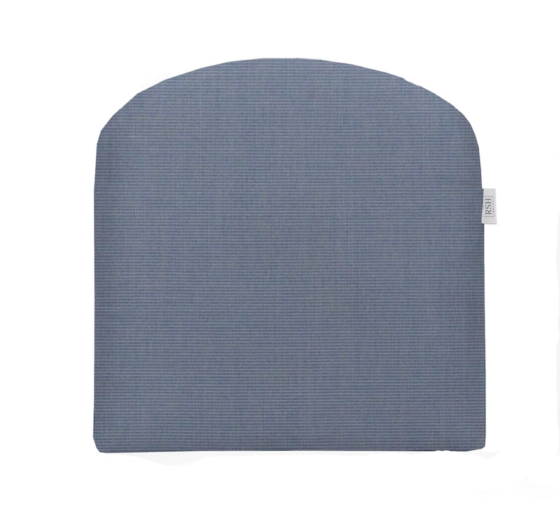 RSH D\u00e9cor Indoor ~ Outdoor Sunbrella Canvas Hot Pink Foam Contour U-Shape Chair Cushion