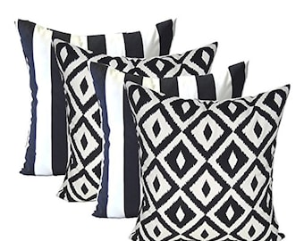 Indoor/Outdoor Decorative Neckroll/Throw Pillow Made with Solid Ivory Fabric - Choose Size and Choose Color RSH Décor Set of 2 24 x 8 
