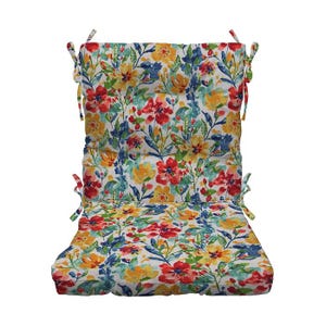 RSH Décor Indoor Outdoor Tufted High Back Chair Cushion - Oakmont Hightown Festival