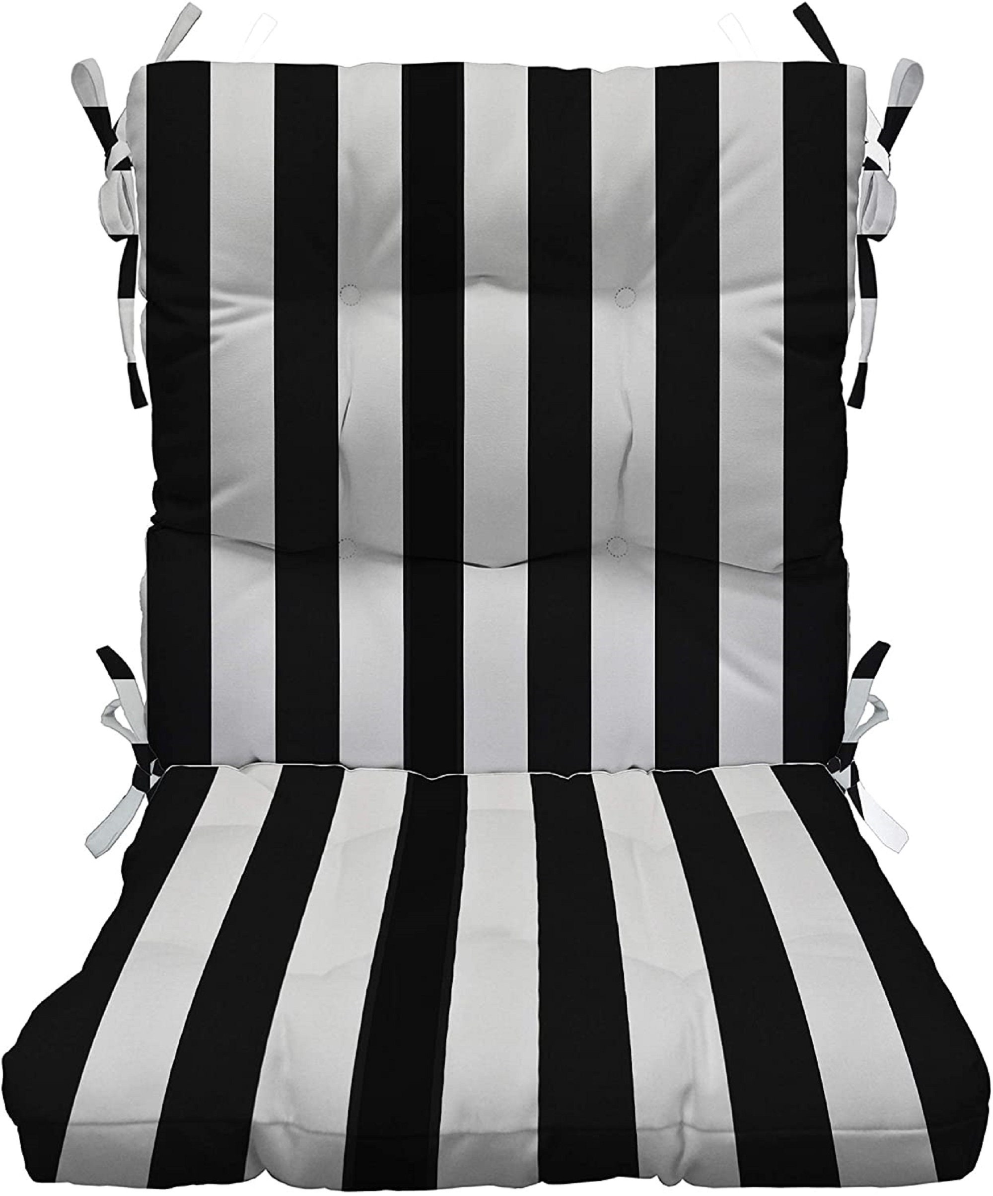 RSH Decor Indoor Outdoor Cabana Stripe Tufted High Back Chair Cushion Etsy UK