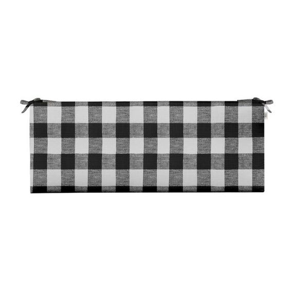 Indoor Outdoor Black Buffalo Plaid Outdoor Cushions Indoor Outdoor