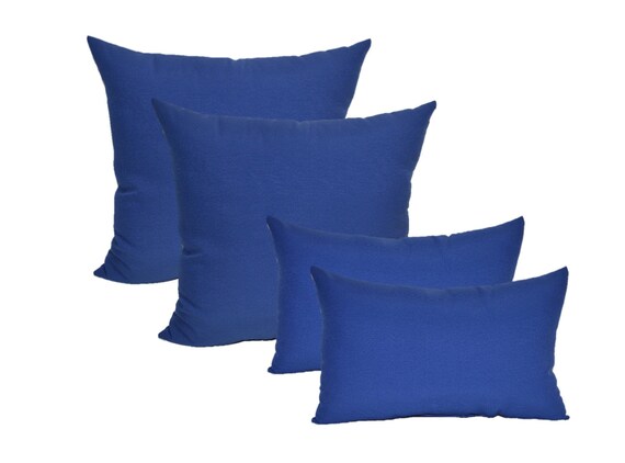 Cobalt blue outdoor pillows sales
