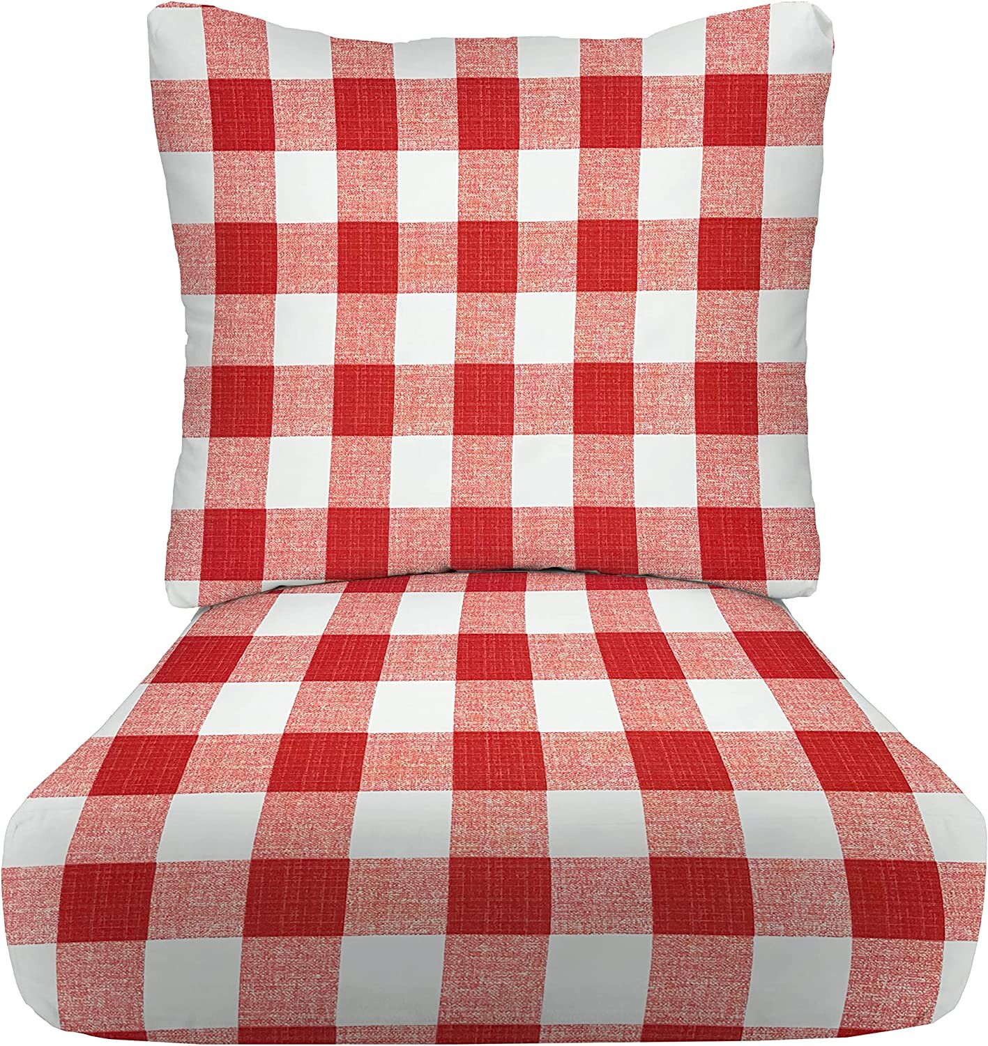 Buffalo plaid outdoor chair cushions discount