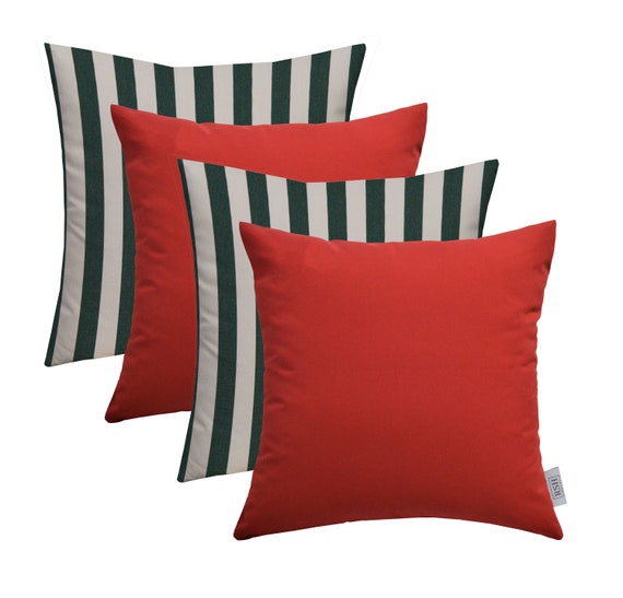 RSH D cor Set of 4 Indoor outdoor Holiday Christmas Square Throw