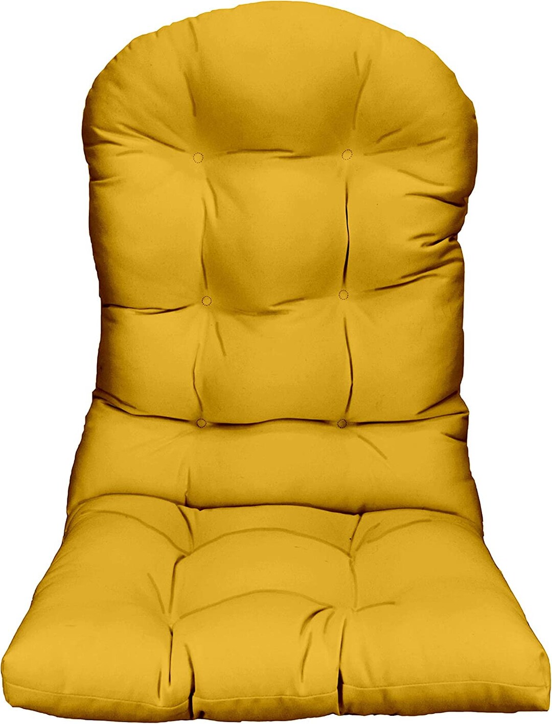 RSH Decor Tufted Adirondack Chair Cushion Outdoor, Yellow Solid Etsy
