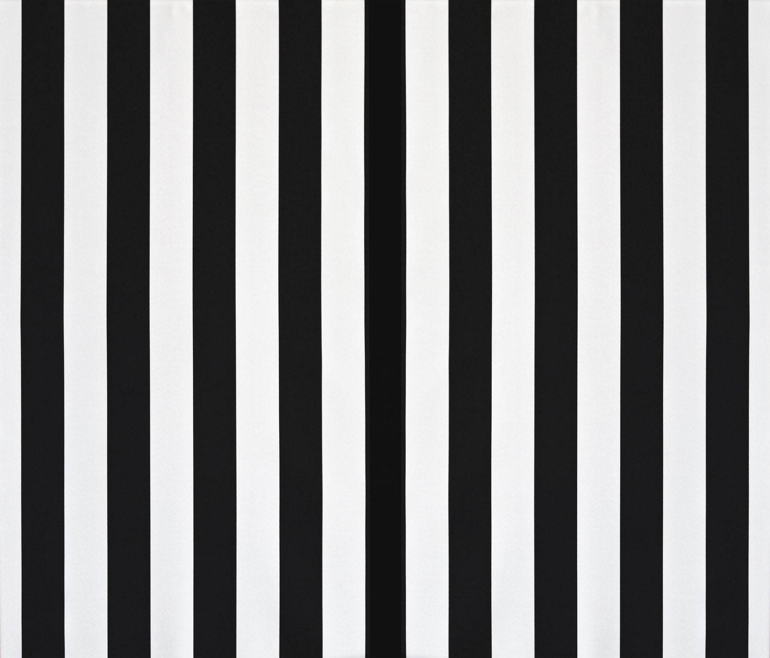 Set of 2 Cabana Stripe Black and White Stripe Indoor / Etsy