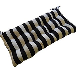 60 X 16 Black and White Buffalo Plaid Tufted Bench Cushion, Custom Sizes,  Buffalo Check Seat Cushion, Farmhouse Cushion 