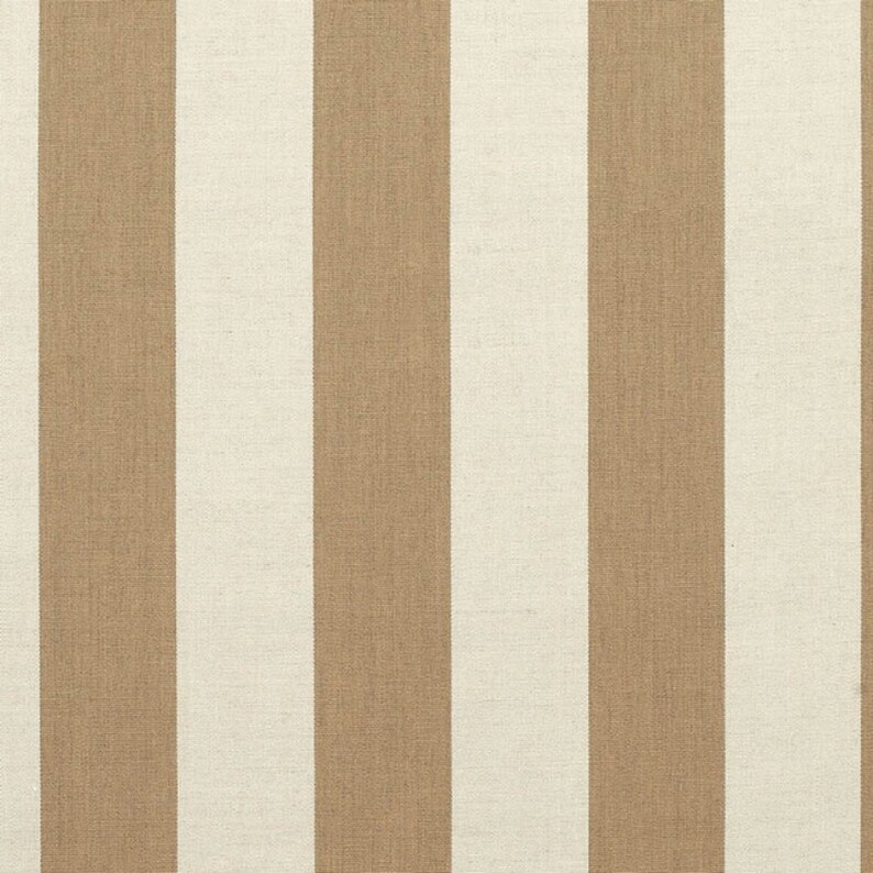 RSH D\u00e9cor IndoorOutdoor Round Tufted Bistro Chair Cushion with Ties Made with Sunbrella Maxim Heather Beige Stripe