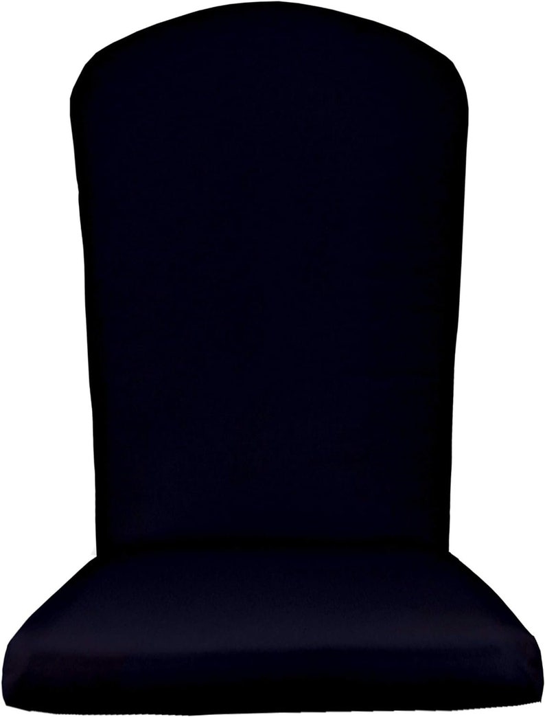 RSH Decor Foam 2 thick Adirondack Chair Cushion Outdoor, Navy Blue Solid image 1