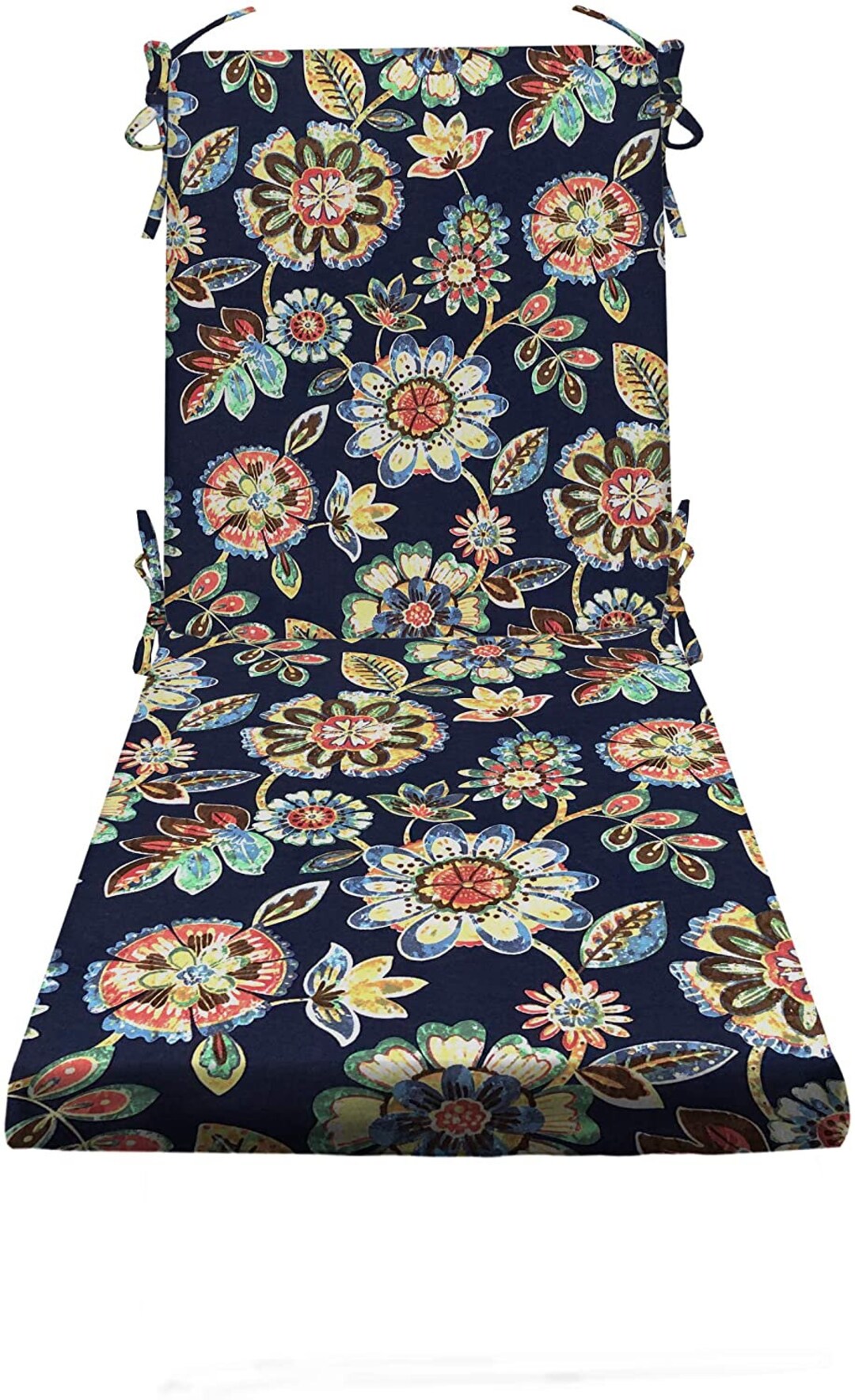 RSH Décor Outdoor FOAM Chaise Lounge Chair Cushion Daelyn Navy Blue