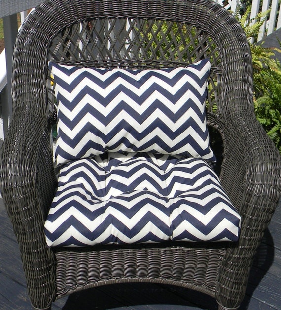 Indoor / Outdoor Wicker Cushion and Rectangle / Lumbar Pillow Etsy
