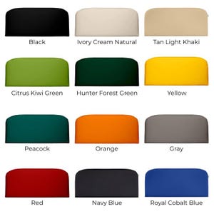 RSH Decor FOAM Indoor Outdoor Cushion for Wicker Loveseat Bench Settee Cushion. Choice of Solid Colors ~ 41" l X 19" X 3"