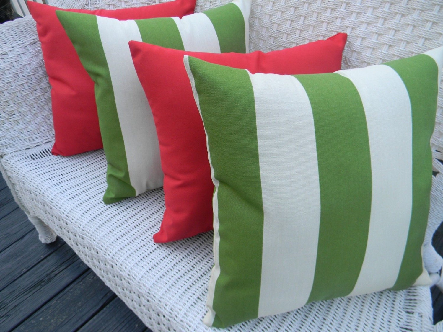 SET OF 4 20 Indoor / Outdoor Decorative Throw Pillows Etsy