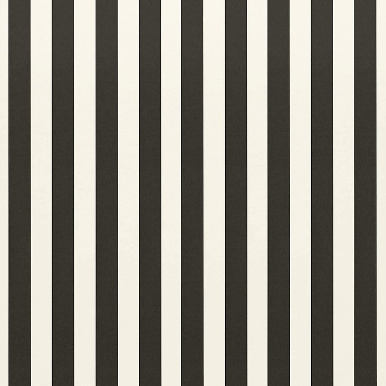 Black and White Cabana Stripe Outdoor Fabric Cushions for Etsy