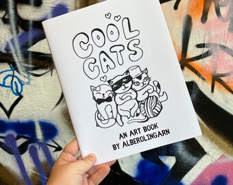 Cool Cats Coloring Book