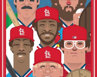 St. Louis Cardinals 1982 World Series Champions poster