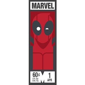 CUSTOMIZED Deadpool corner box print
