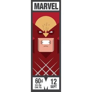 CUSTOMIZED Wolverine corner box print