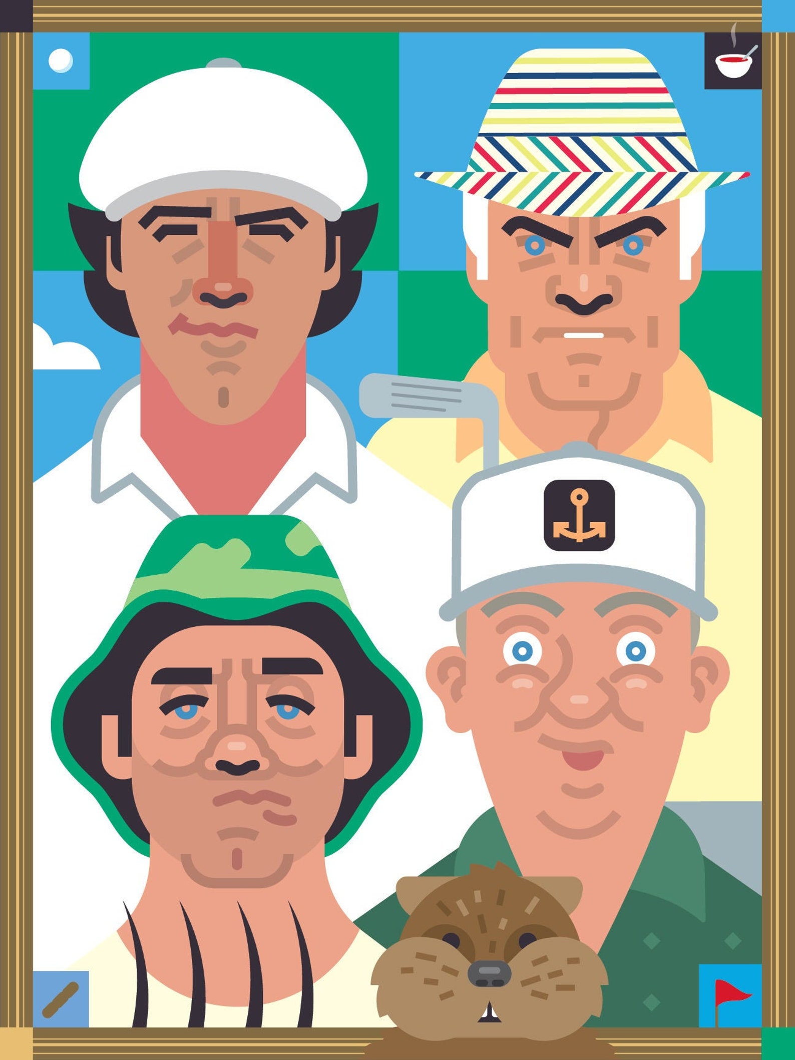 Caddyshack Poster Etsy Il 1588xN.3174336609 D90s