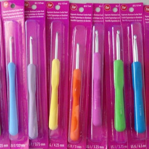 Crochet Hook Boye Soft Ergonomic Aluminum Crochet Hooks Boye Ergonomic Aluminum Hooks Colorful Hooks