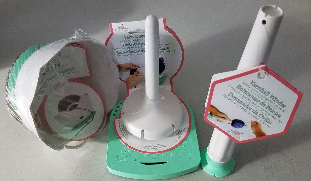 Yarn Valet Yarn Bowl, Yarn Dispenser, Yarnball Winder, Pattern Holder