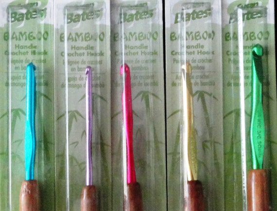 SUSAN BATES SIZE K BAMBOO HANDLE CROCHET HOOK