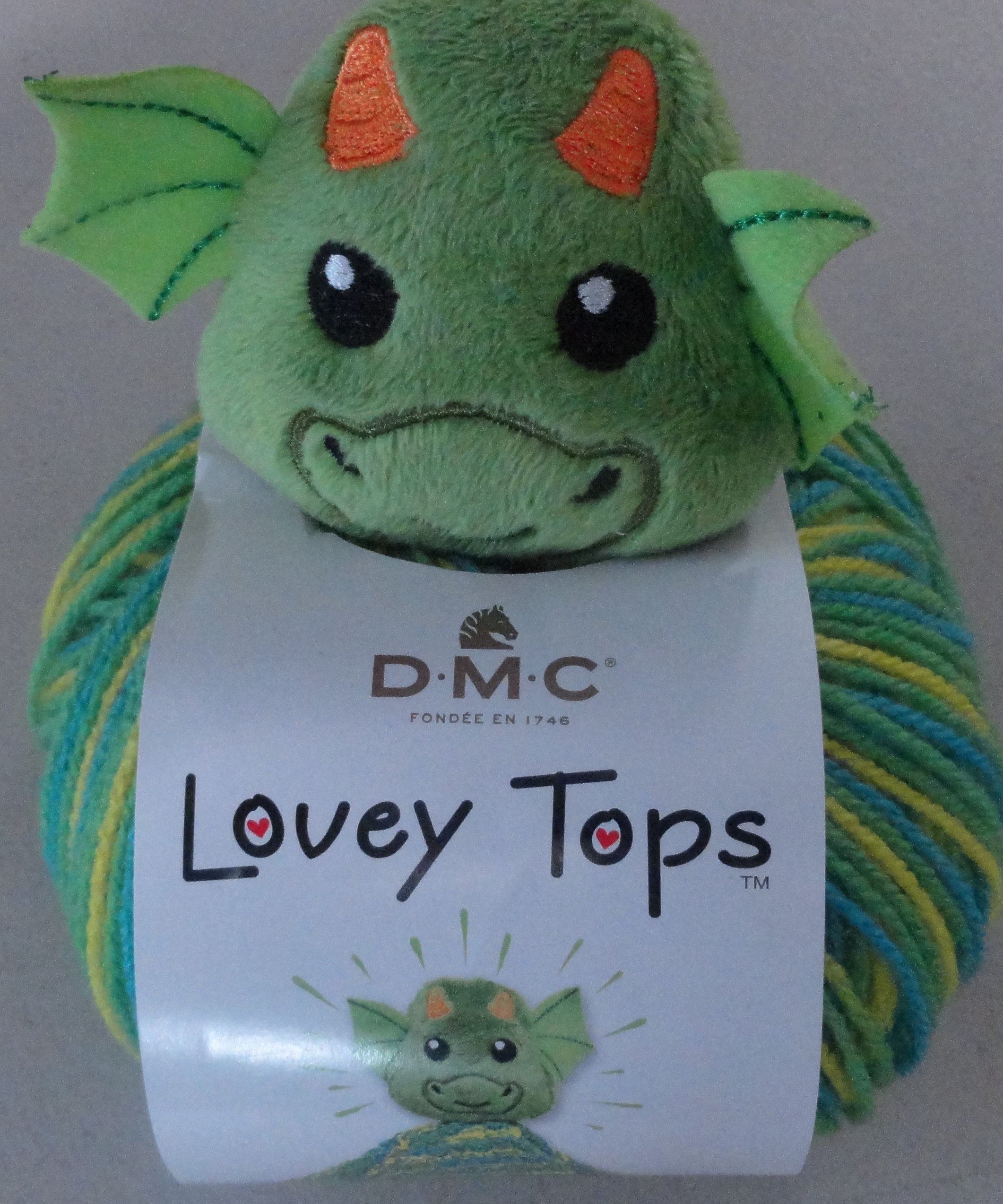 DMC Lovey Tops Kit s Contains 1 Ball of Yarn 1 Knitting Pattern