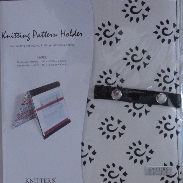 Knitters Pride, Knitting Pattern Holder, Small or Large, Holding & Storing Patterns, Charts, Pattern Holder, 5 Colors, Chart Keeper