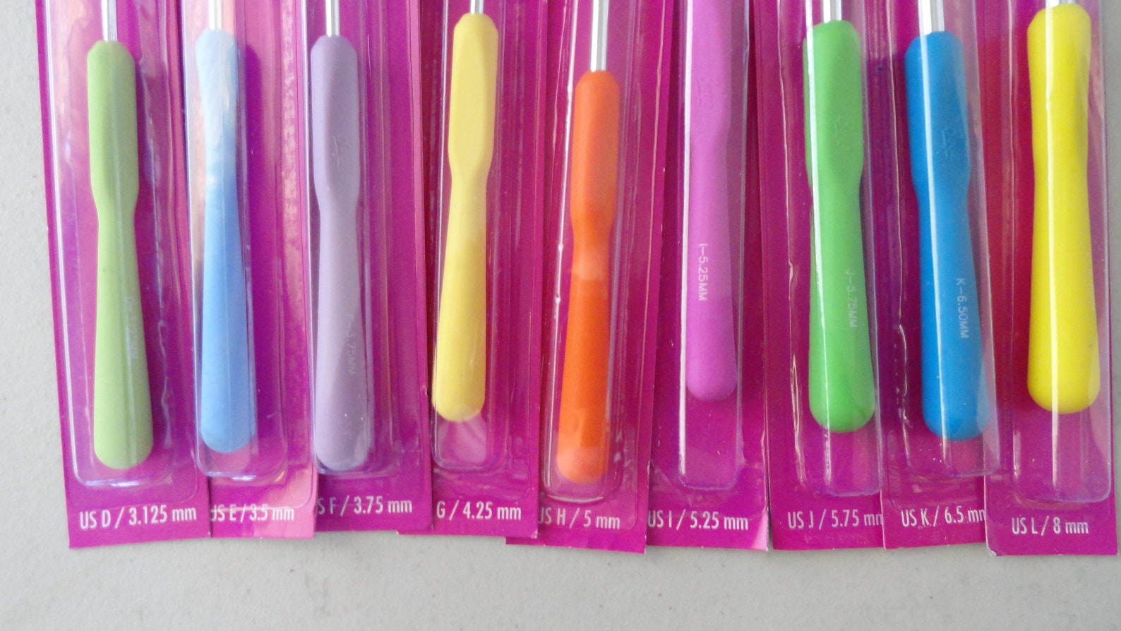 Crochet Hook Boye Soft Ergonomic Aluminum Crochet Hooks Boye Etsy