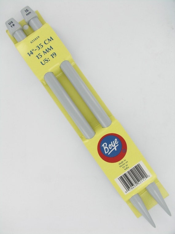 Jumbo 14 Single Point Knitting Needles Plastic Sizes 19 35 Or 50 15mm 25mm Your Choice Of Sizes I Have One Of Each Size Boye New