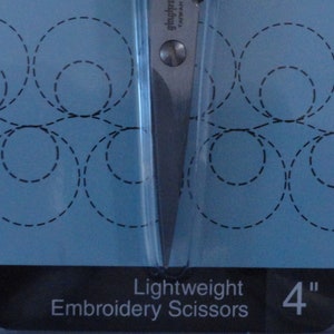Gingher Lightweight 9 Bent Trimmers or 4 Embroidery Scissors, Lightweight Gingher Scissors, 9Trimmers, 4Embroidery, Lightweight Scissors image 4