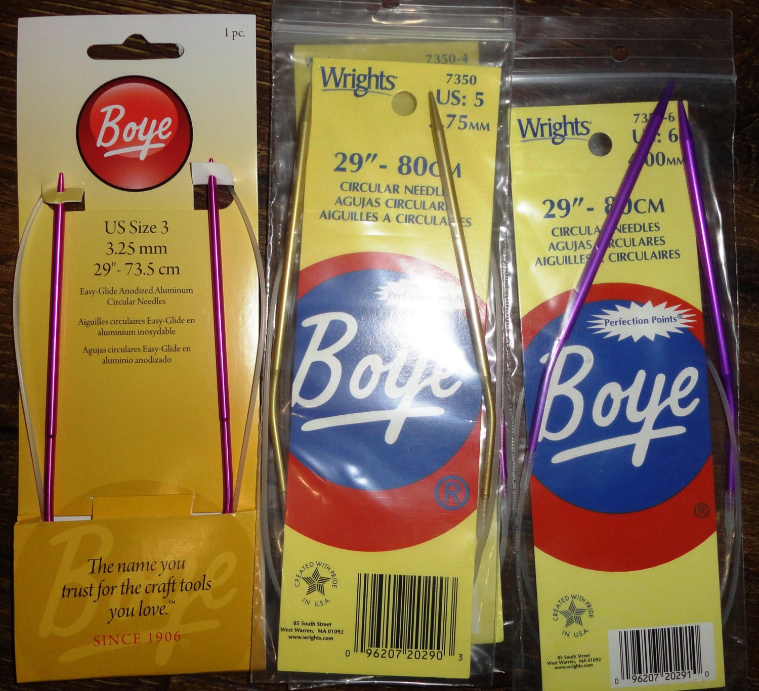  Boye Wright Products Boye Plastic Yarn Needles-2/Pkg