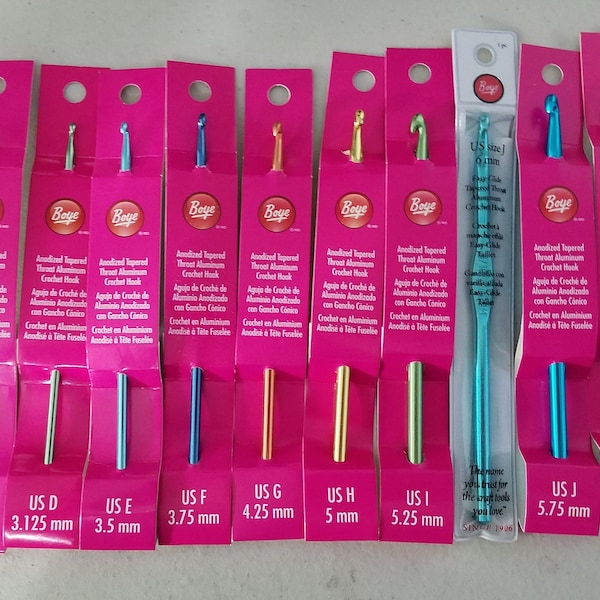 Boye Crochet Hooks Etsy