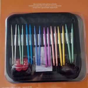 NEEDLEMASTER Interchangeable Circular Knitting Needle Set. 13 Size