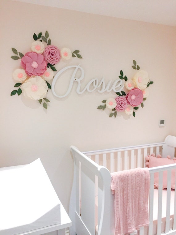 letter quest Wall Flowers For Baby Nursery Backdrops Props Paper