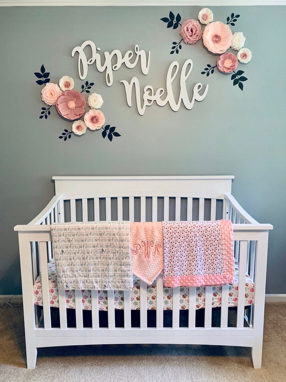 flower wall decor for baby nursery