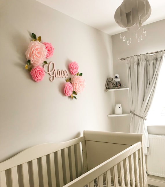 nursery wall flower decor