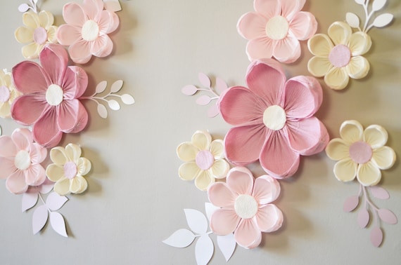 nursery wall flower decor