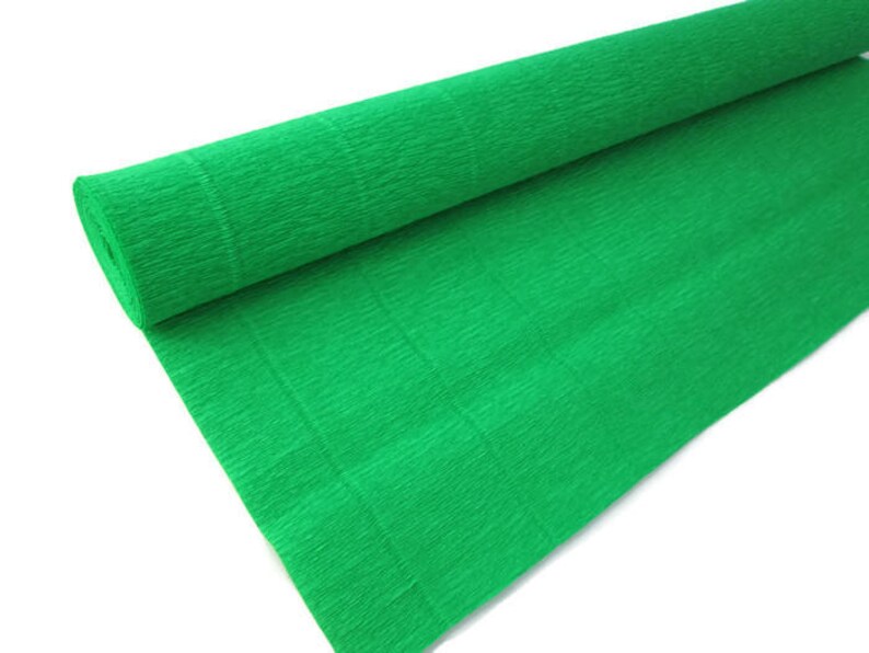 Crepe Paper Roll140g. 963 Green Gift Wrapping Paper Etsy
