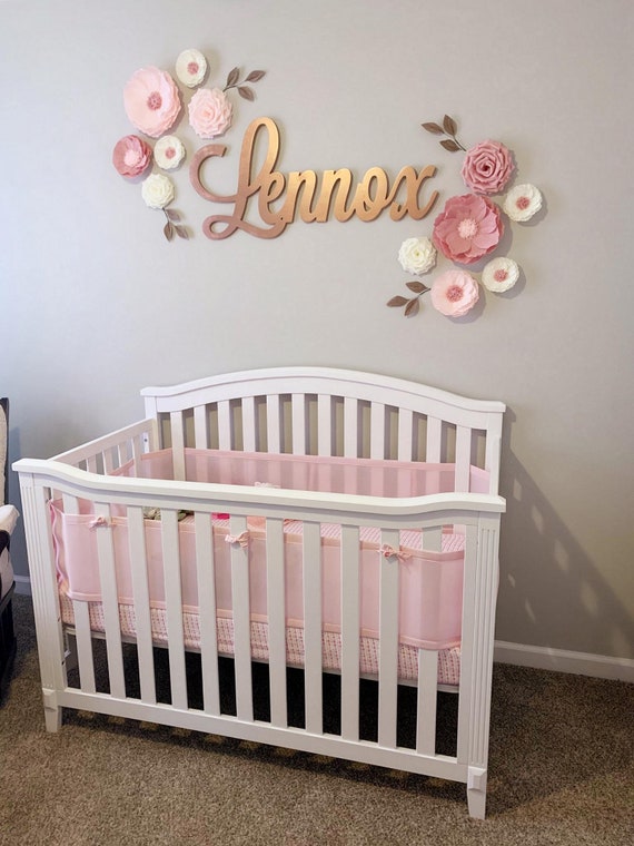 flower wall decor for baby nursery