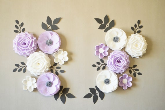 flower wall nursery decor