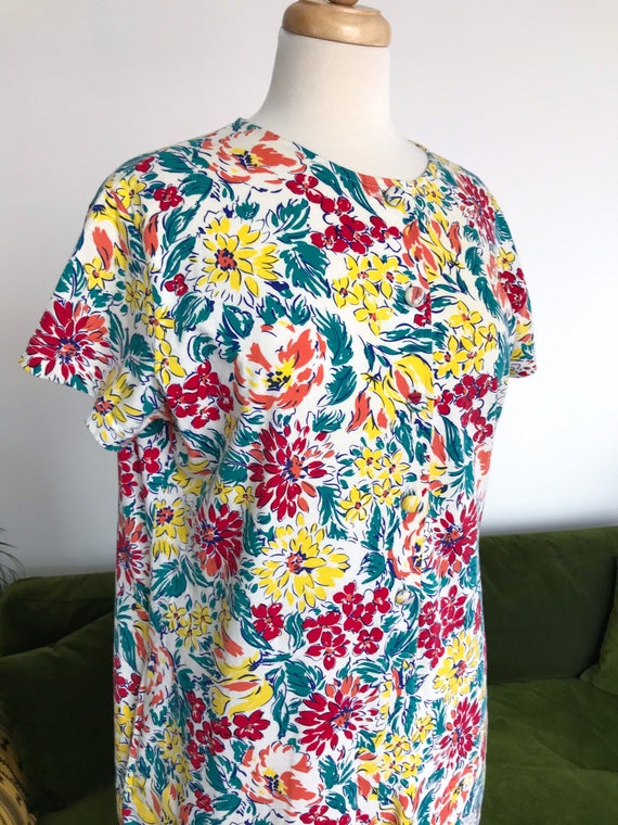 Laura Ashley floral jersey jumpsuit - small / UK 1