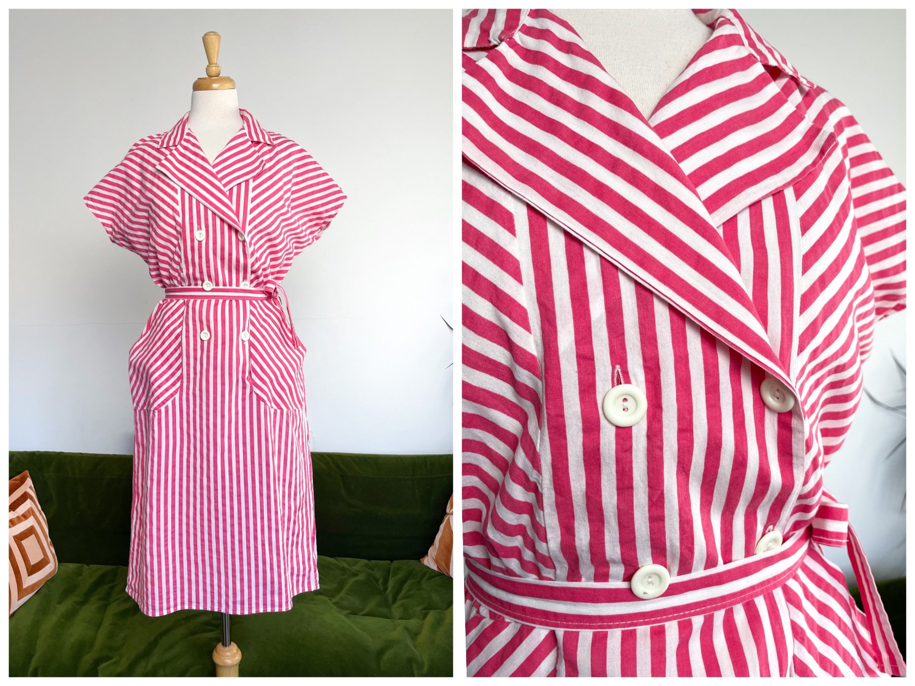 Candy Striper Dress - Etsy