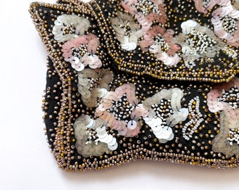 Vintage 1920s French sequin and bead evening bag
