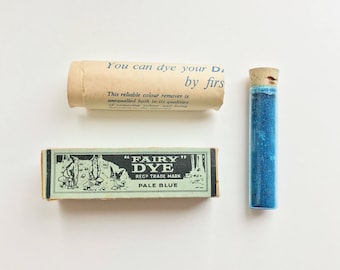 1930s Fairy dye - Pale blue