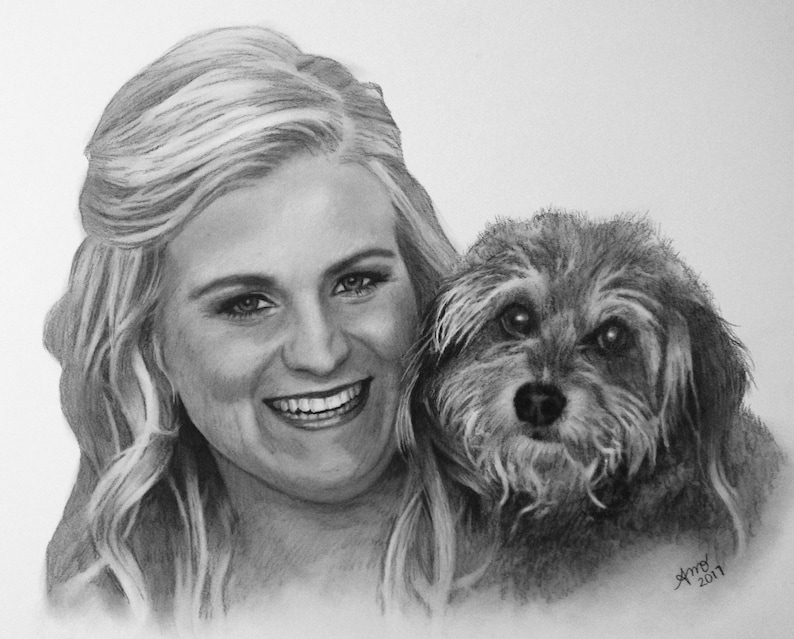 Custom Portrait from Photo Drawing Charcoal Portrait Drawing from Photo Family Portrait Memorial Portrait Commisson Portrait Art image 1