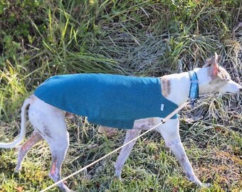 Fleece Dog Belly Warmer: Hound Walking Jacket (30-32" Girth)