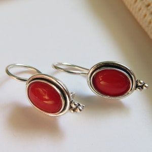 Red Bamboo Coral - Cabochon Red Bamboo Coral - Cabochon